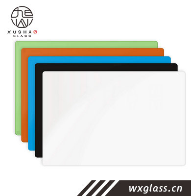 Magnetic Glass Eraser Board, 16 x 16 inch, White, Black, Blue, Green, Orange