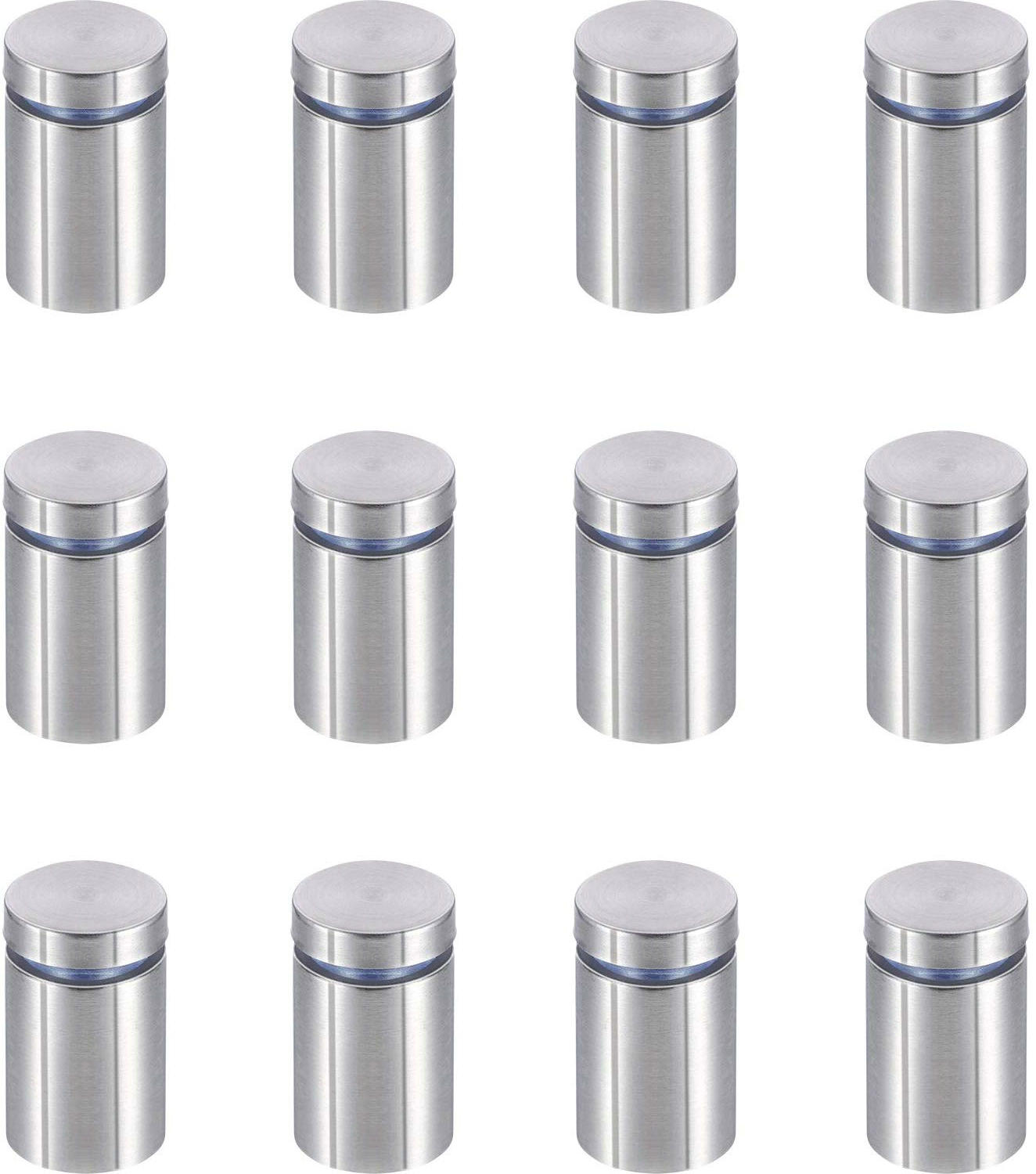 3/4 x 1 Inch Sign Holders Standoff Screws Wall Standoff Holders Screws Mount Hardware Advertising Glass Acrylic Standoff Stainless Steel Nail